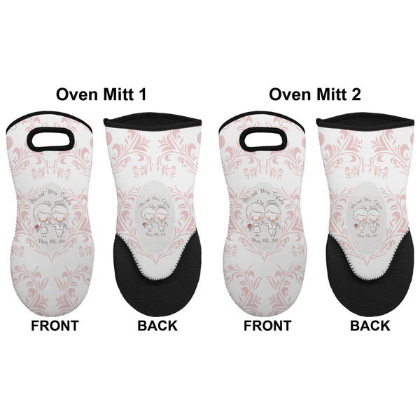 Wedding People Neoprene Oven Mitt - Set of 2 - Approval