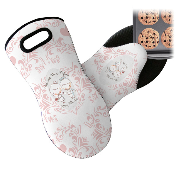 Wedding People Neoprene Oven Mitt