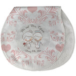 Wedding People Burp Pad - Velour w/ Couple's Names