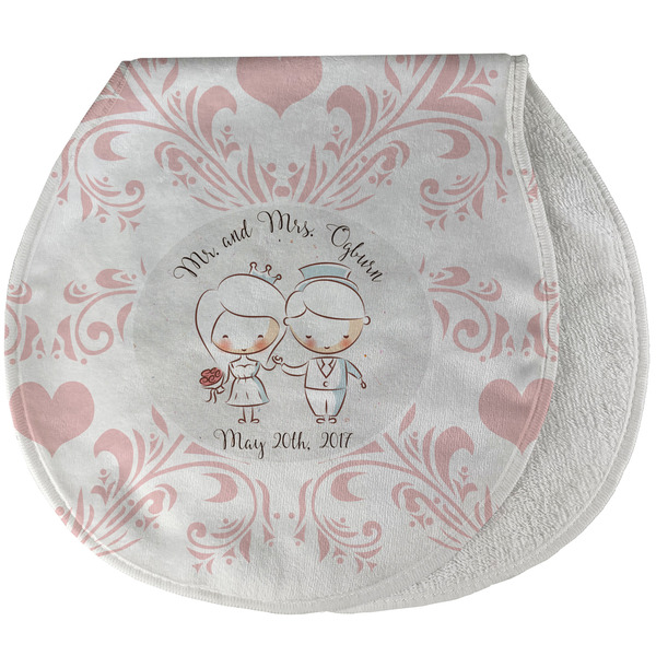 Wedding People New Baby Burp Folded