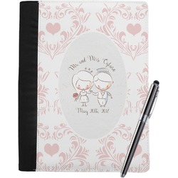 Wedding People Notebook Padfolio - Large w/ Couple's Names