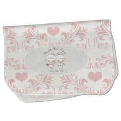 Wedding People Burp Cloth - Fleece w/ Couple's Names