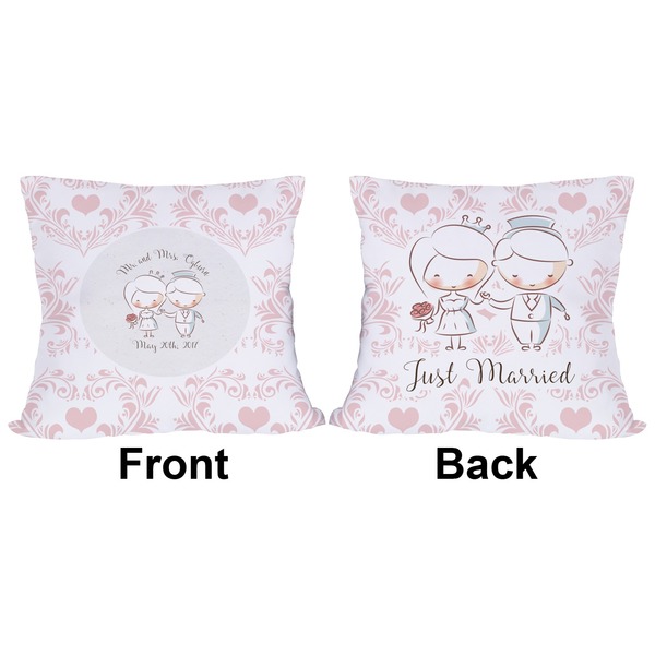 Wedding People Outdoor Pillow - 20x20