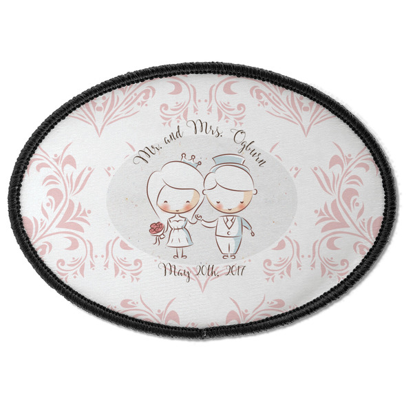 Wedding People Oval Patch