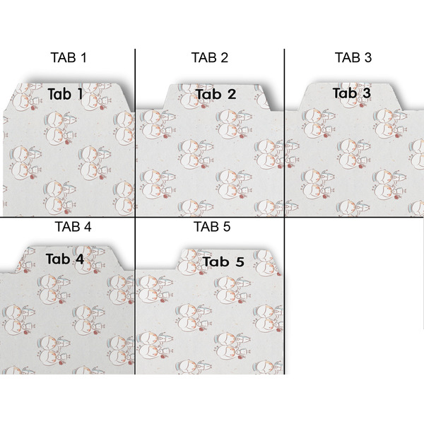 Wedding People Page Dividers - Set of 5 - Approval