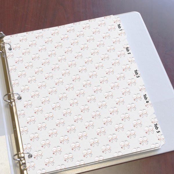 Wedding People Page Dividers - Set of 5 - In Context