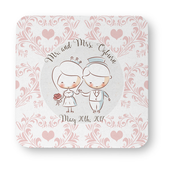 Wedding People Paper Coasters - Approval