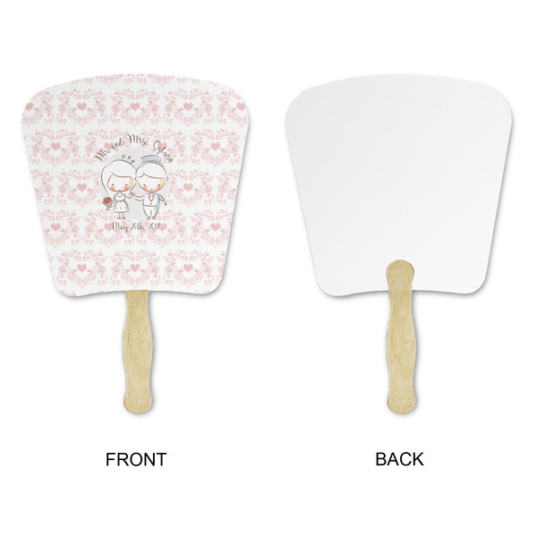 Wedding People Paper Fans - Approval
