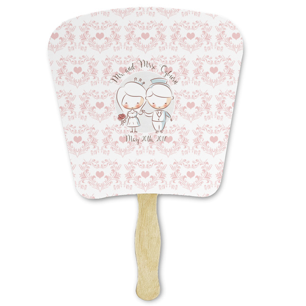 Custom Wedding People Paper Fan (Personalized)