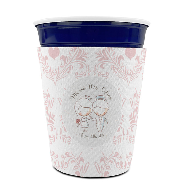 Wedding People Party Cup Sleeves - without bottom - FRONT (on cup)