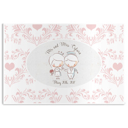 Wedding People Disposable Paper Placemats (Personalized)