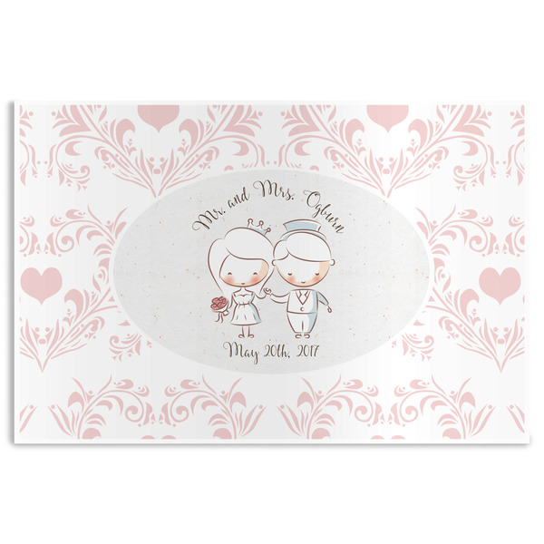Custom Wedding People Disposable Paper Placemats (Personalized)