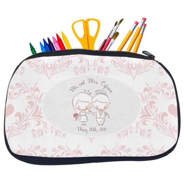 Wedding People Pencil / School Supplies Bags - Medium