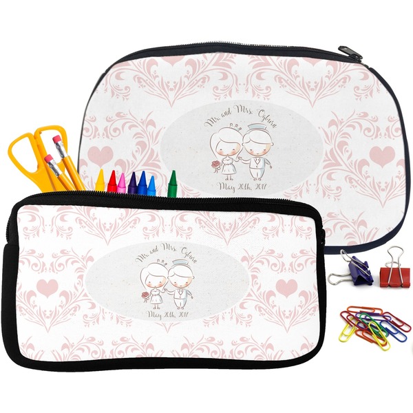 Wedding People Pencil / School Supplies Bags Small and Medium