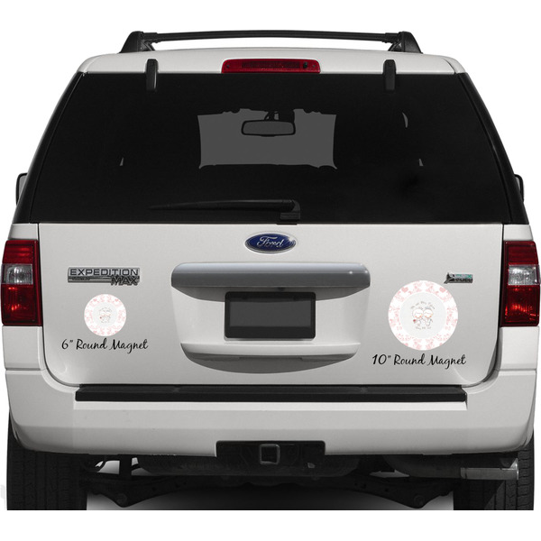Wedding People Personalized Car Magnets on Ford Explorer