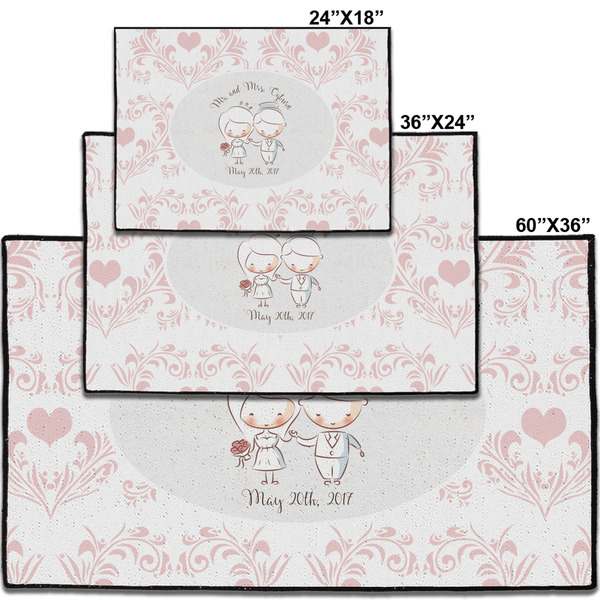 Wedding People Personalized Door Mat - Group Parent IMF