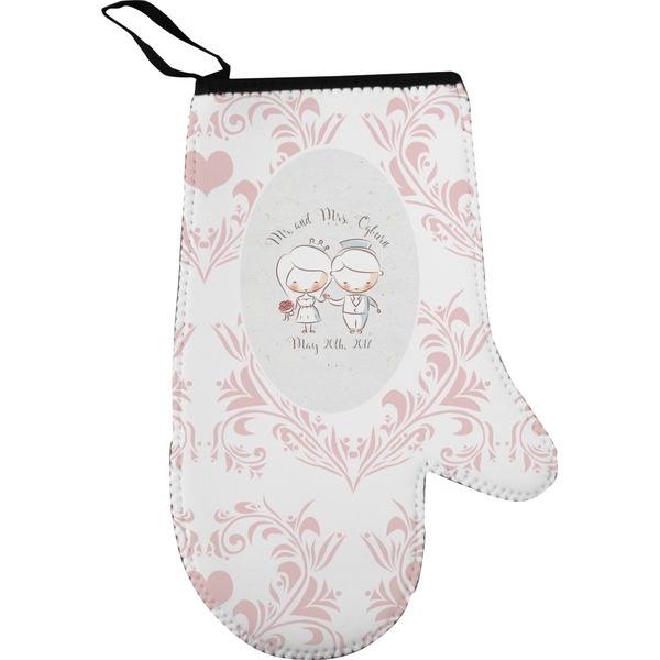 Custom Wedding People Oven Mitt (Personalized)