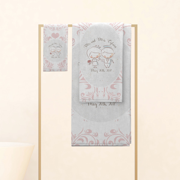 Wedding People Personalized Towel Set