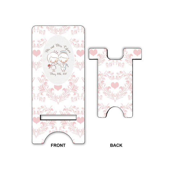 Wedding People Phone Stand - Front & Back