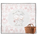 Wedding People Outdoor Picnic Blanket (Personalized)