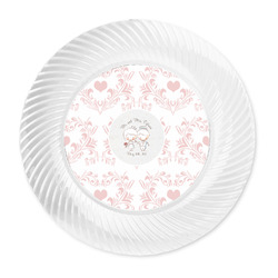 Wedding People Plastic Party Dinner Plates - 10" (Personalized)