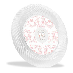Wedding People Plastic Party Dinner Plates - 10" (Personalized)