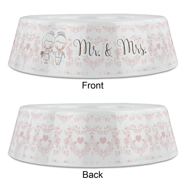 Wedding People Plastic Pet Bowls - Large - APPROVAL