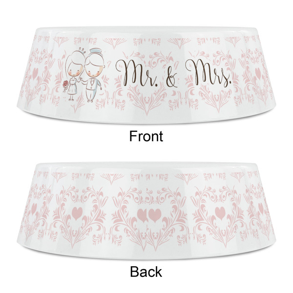 Wedding People Plastic Pet Bowls - Small - APPROVAL