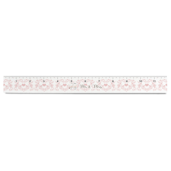 Wedding People Plastic Ruler - 12" - FRONT