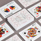 Wedding People Playing Cards - Front & Back View