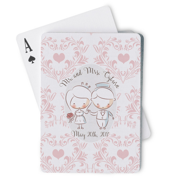 Custom Wedding People Playing Cards (Personalized)