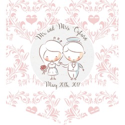 Wedding People Iron On Faux Pocket (Personalized)