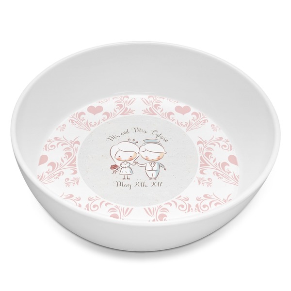 Custom Wedding People Melamine Bowl - 8 oz (Personalized)