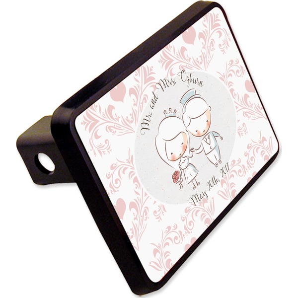 Custom Wedding People Rectangular Trailer Hitch Cover - 2" (Personalized)