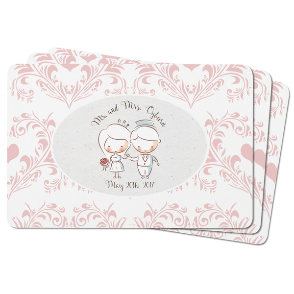 Wedding People Rectangular Fridge Magnet - THREE