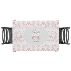 Wedding People Tablecloth - 58"x58" (Personalized)