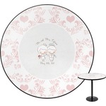 Wedding People Round Table - 30" (Personalized)