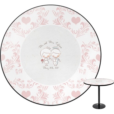 Wedding People Round Table - 24" (Personalized)