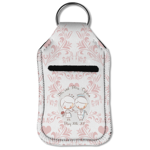 Wedding People Sanitizer Holder Keychain - Small (Front Flat)