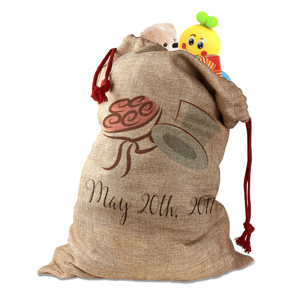 Wedding People Santa Bag - Front (stuffed w toys) PARENT