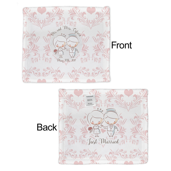 Wedding People Security Blanket - Front & Back View