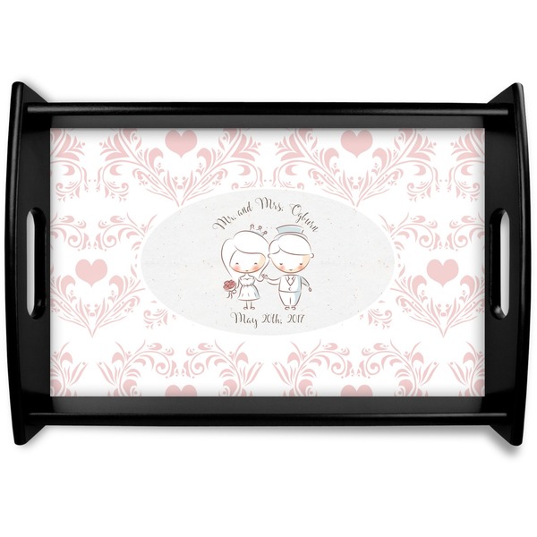 Custom Wedding People Wooden Tray (Personalized)
