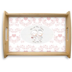 Wedding People Natural Wooden Tray - Small (Personalized)