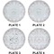 Wedding People Set of Lunch / Dinner Plates (Approval)