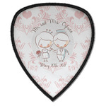 Wedding People Iron on Shield Patch A w/ Couple's Names