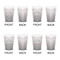 Wedding People Shot Glass - White - Set of 4 - APPROVAL