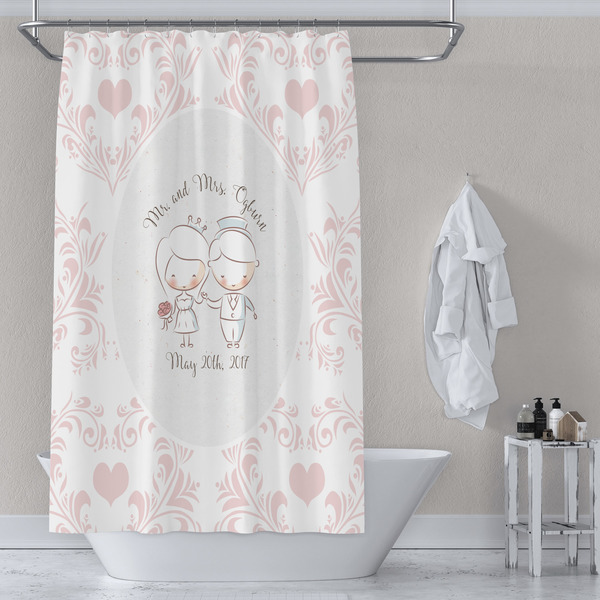 Wedding People Shower Curtain Lifestyle