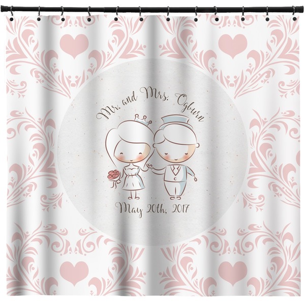 Custom Wedding People Shower Curtain - Custom Size (Personalized)