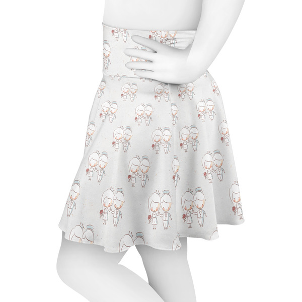 Wedding People Skater Skirt - Side
