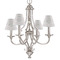 Wedding People Small Chandelier Shade - LIFESTYLE (on chandelier)